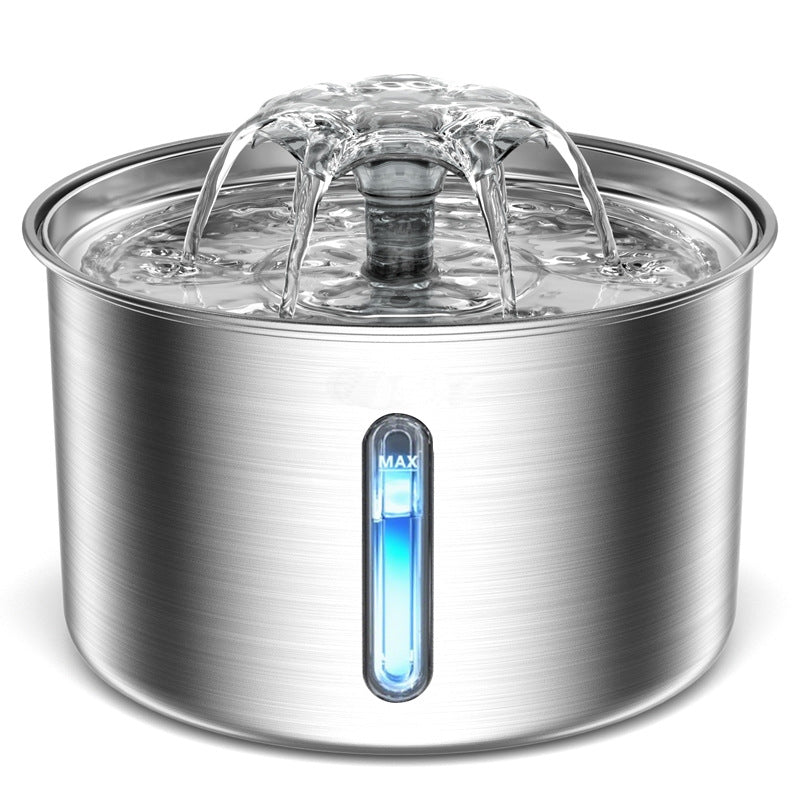Premium Stainless Steel Cat Water Fountain β 3L Capacity