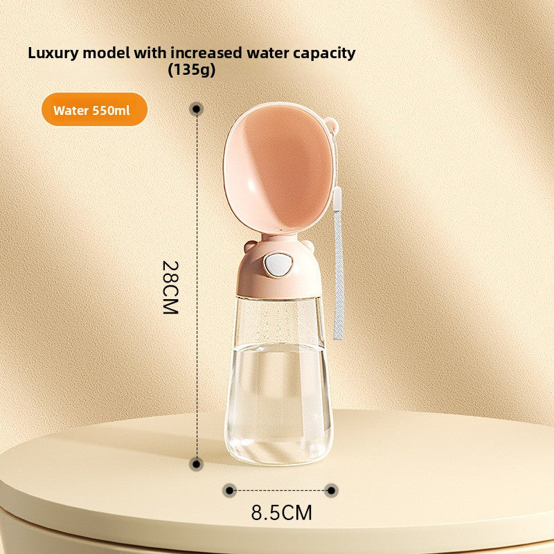 Portable Pet Water Bottle β Leakproof, One-Hand Design