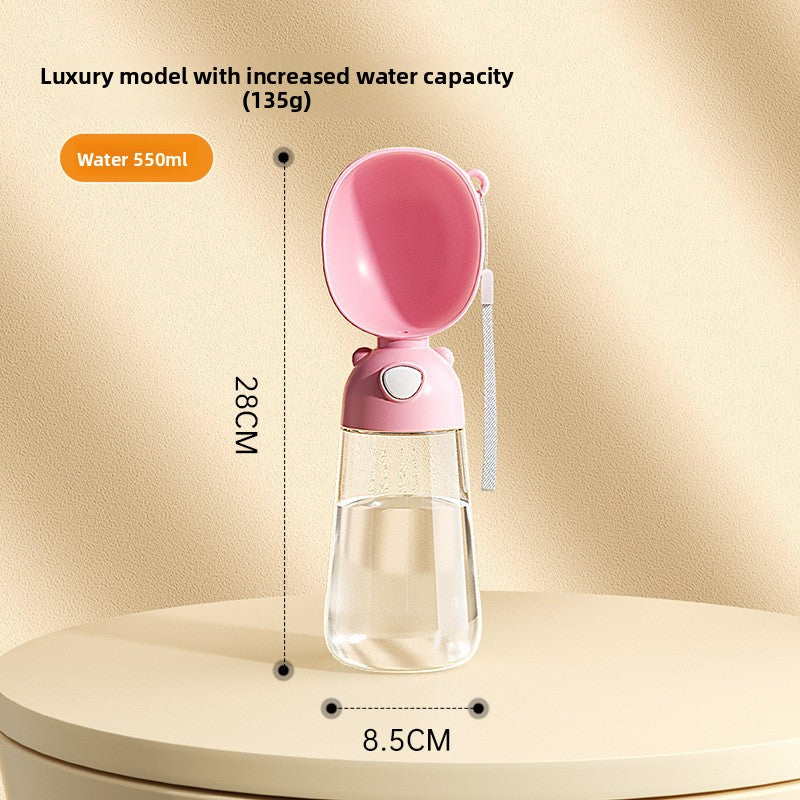 Portable Pet Water Bottle β Leakproof, One-Hand Design
