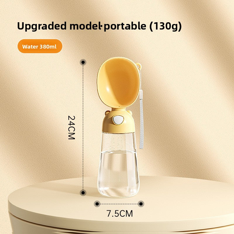 Portable Pet Water Bottle β Leakproof, One-Hand Design