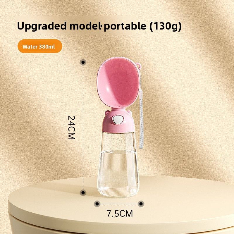 Portable Pet Water Bottle β Leakproof, One-Hand Design