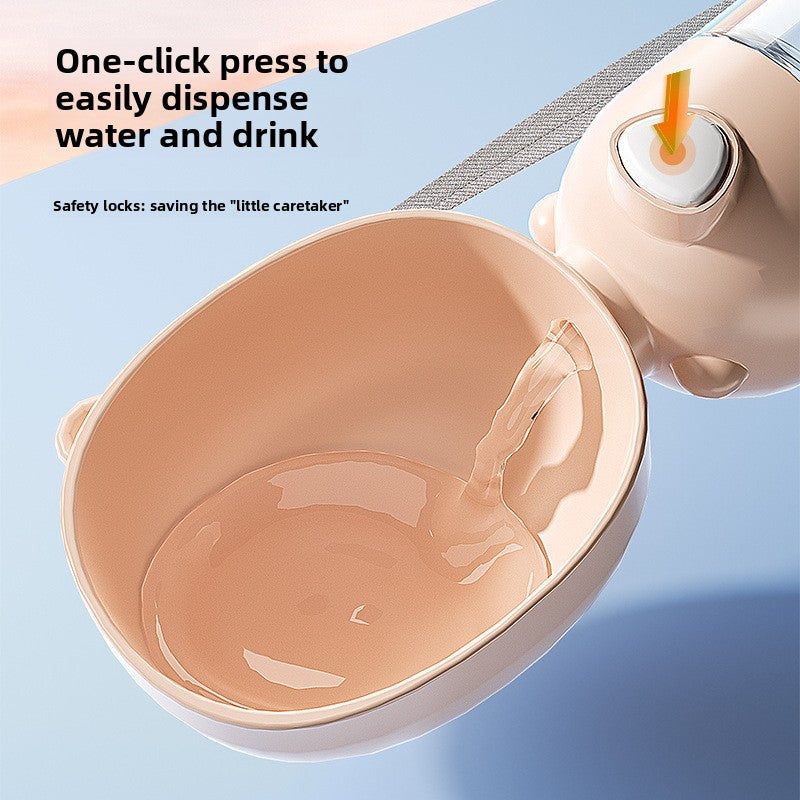 Portable Pet Water Bottle β Leakproof, One-Hand Design