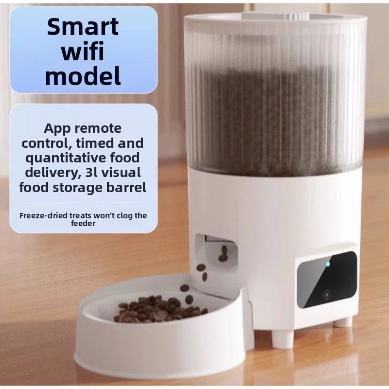 Automatic Smart Pet Feeder with Camera and Remote Control