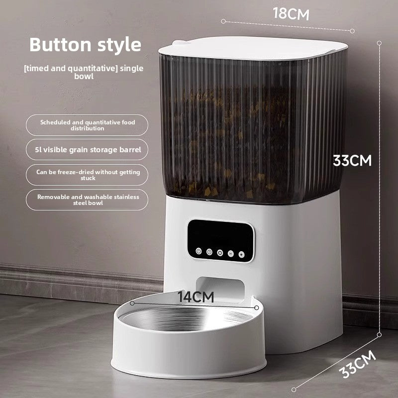Automatic Smart Pet Feeder with Camera and Remote Control