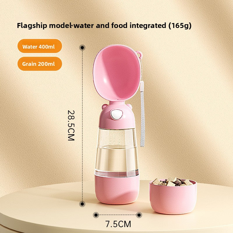 Portable Pet Water Bottle β Leakproof, One-Hand Design