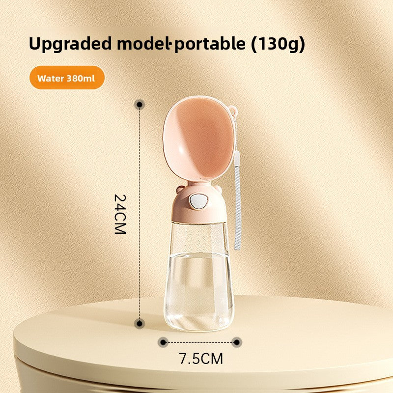 Portable Pet Water Bottle β Leakproof, One-Hand Design