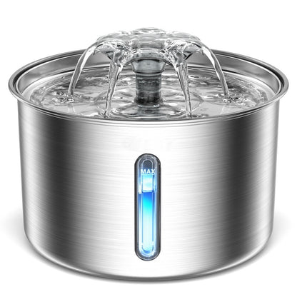 Premium Stainless Steel Cat Water Fountain – 3L Capacity