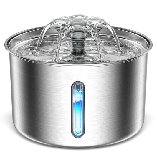 Premium Stainless Steel Cat Water Fountain – 3L Capacity