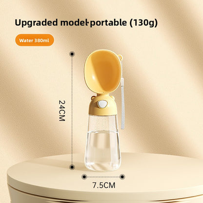 Portable Pet Water Bottle – Leakproof, One-Hand Design