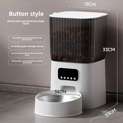 Automatic Smart Pet Feeder with Camera and Remote Control
