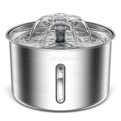 Premium Stainless Steel Cat Water Fountain – 3L Capacity